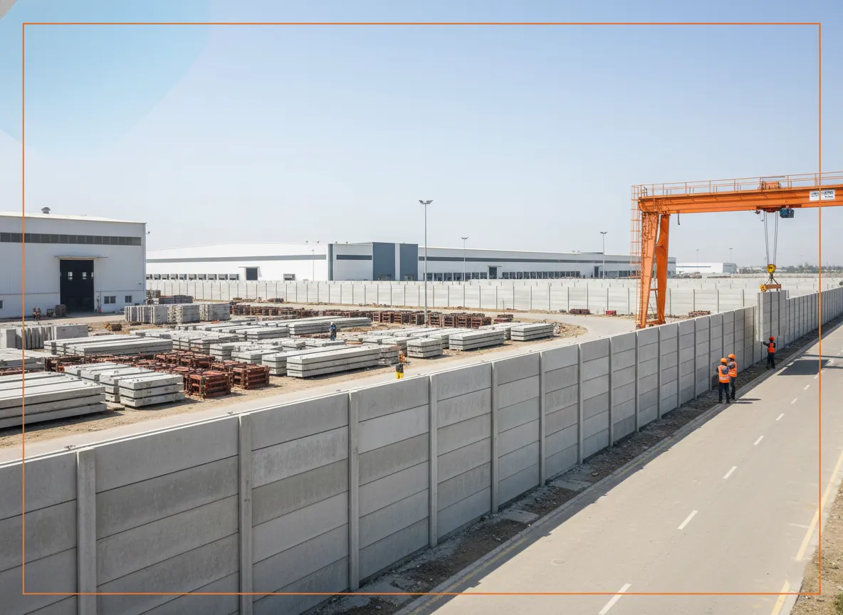 RCC Precast Boundary Wall Manufacturer in Lucknow